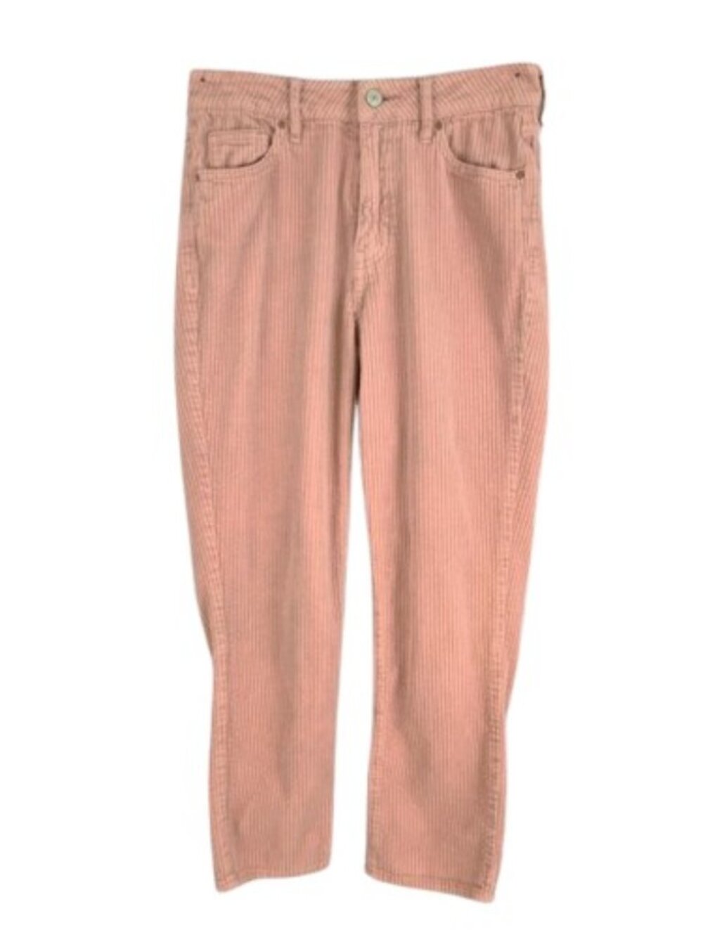PacSun Pink Corduroy Mom Jeans Size 25 High Rise Straight Leg